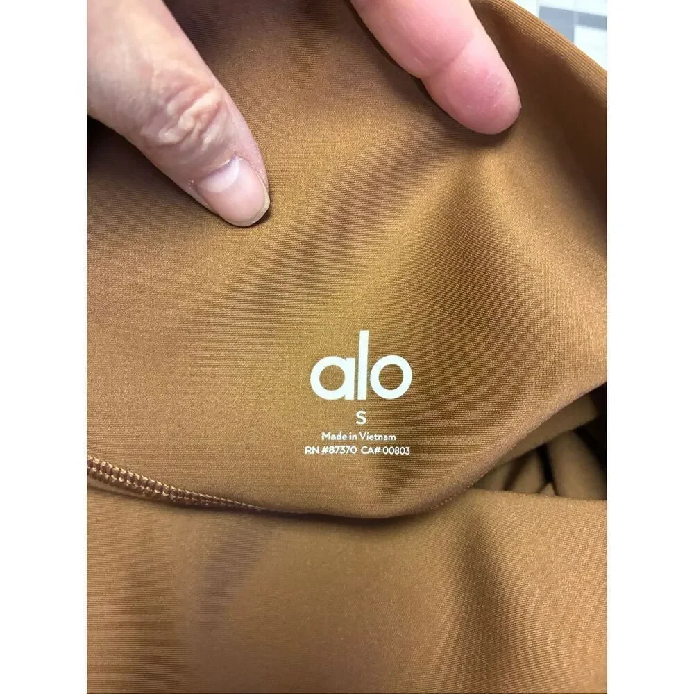 ALO Yoga Airlift 7/8 High Waisted Leggings in Cinnamon Women’s Size S
